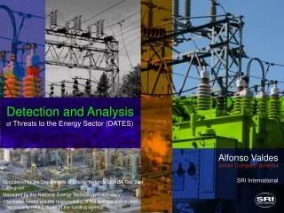 detection and analysis of threats to the energy sector dates