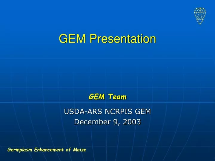 gem presentation