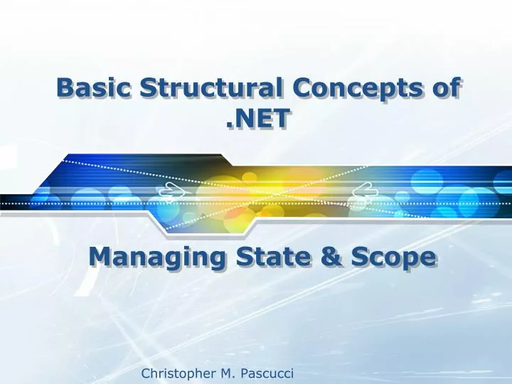 basic structural concepts of net