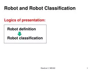 Robot and Robot Classification