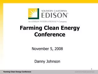 Farming Clean Energy Conference