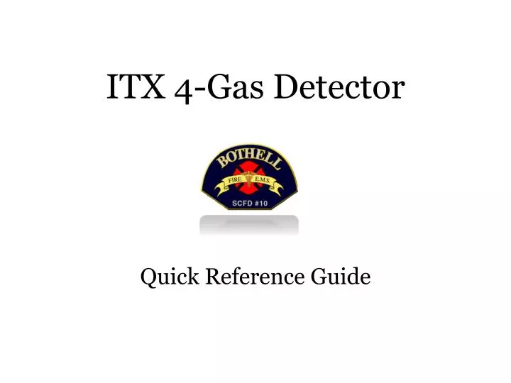 itx 4 gas detector