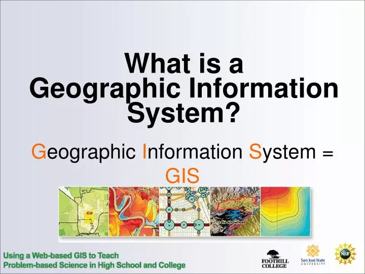 what is a geographic information system
