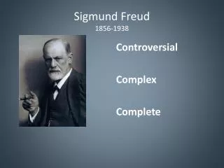 Sigmund Freud 1856-1938