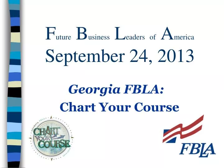 georgia fbla chart your course