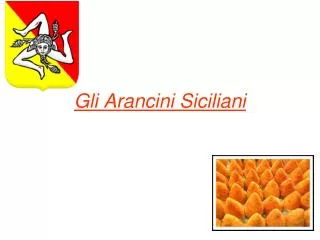 gli arancini siciliani