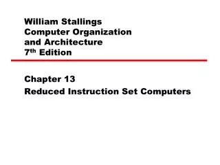 william stallings computer organization and architecture 7 th edition