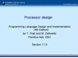 Processor design