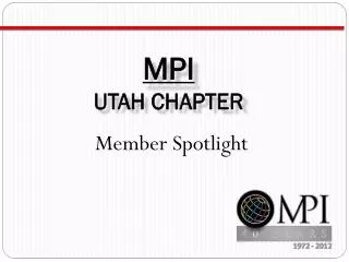 MPI Utah Chapter