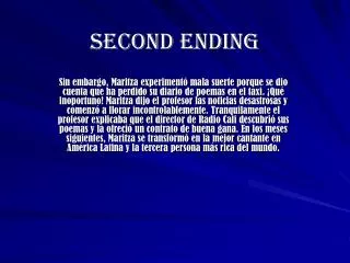 second ending