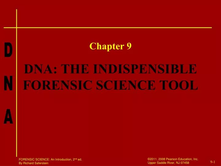 dna the indispensible forensic science tool