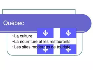 qu bec