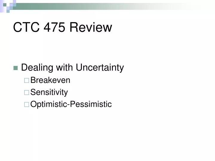 ctc 475 review