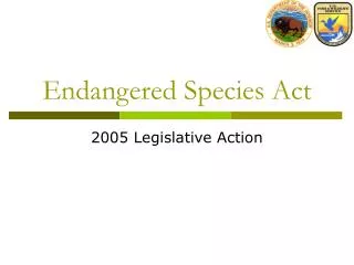 Endangered Species Act