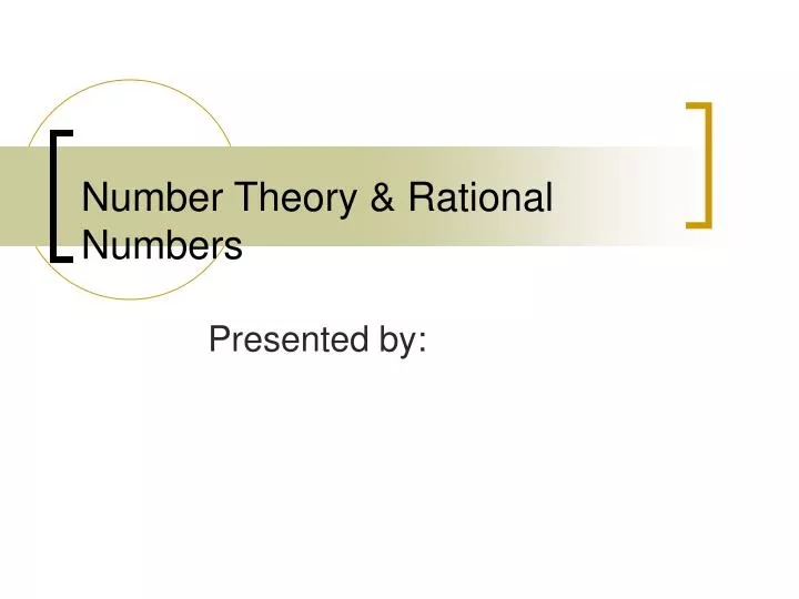 number theory rational numbers