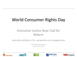 World Consumer Rights Day