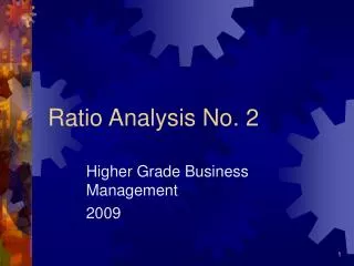 Ratio Analysis No. 2