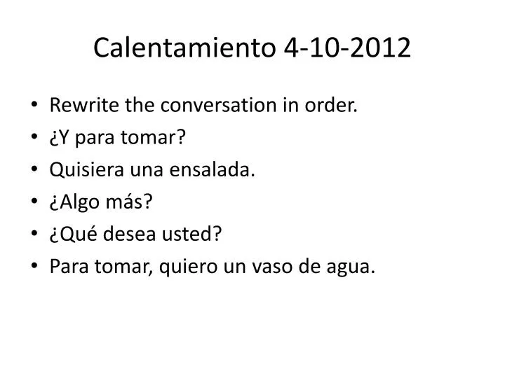 calentamiento 4 10 2012