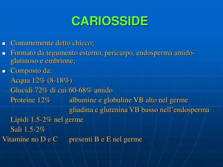 cariosside