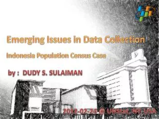 Emerging Issues in Data Collection