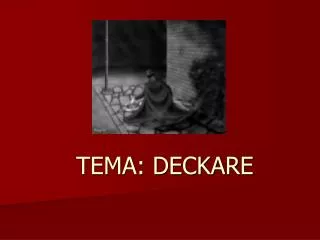 tema deckare