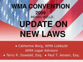 WMA CONVENTION 2009