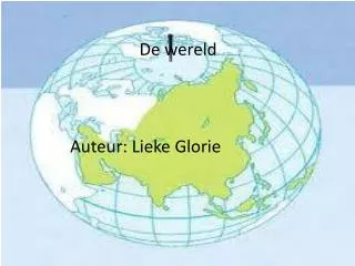 de wereld