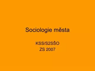 sociologie m sta