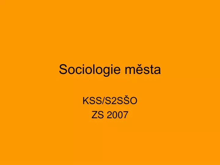 sociologie m sta