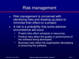 risk management