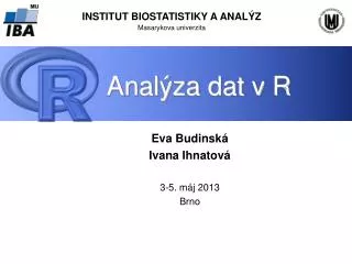 anal za dat v r