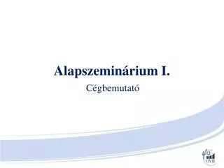 alapszemin rium i