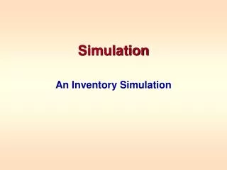 Simulation