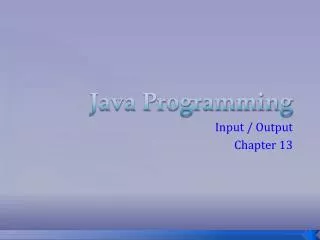 Java Programming