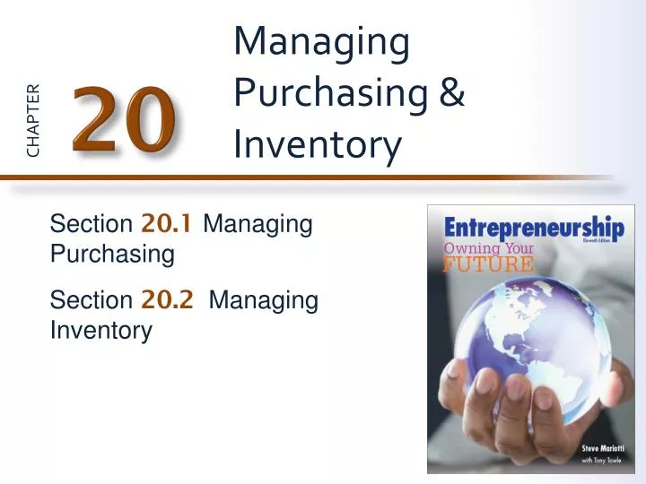 managing purchasing inventory