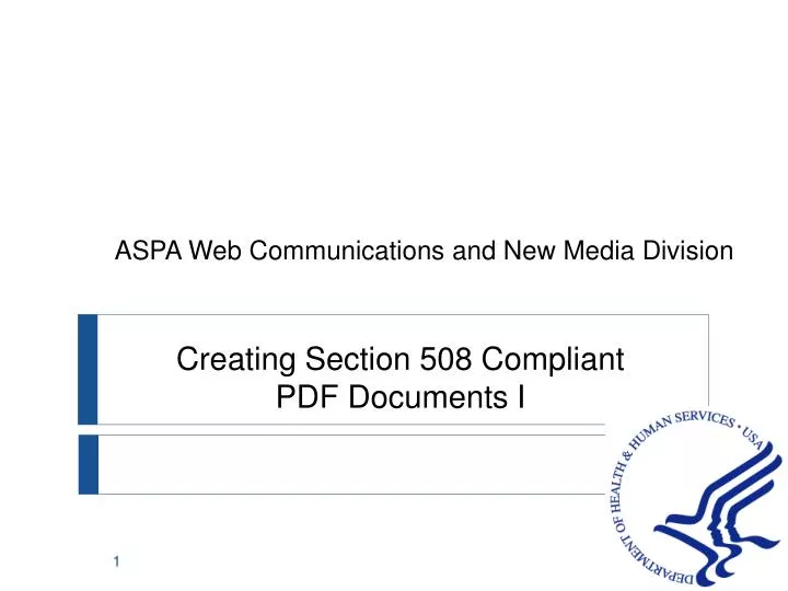 creating section 508 compliant pdf documents i