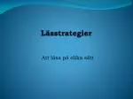 Lässtrategier - slide 1