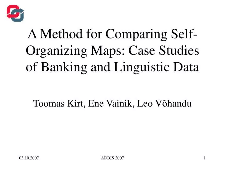 a method for comparing self organizing maps case studies of banking and linguistic data