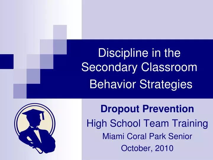 discipline in the secondary classroom behavior strategies