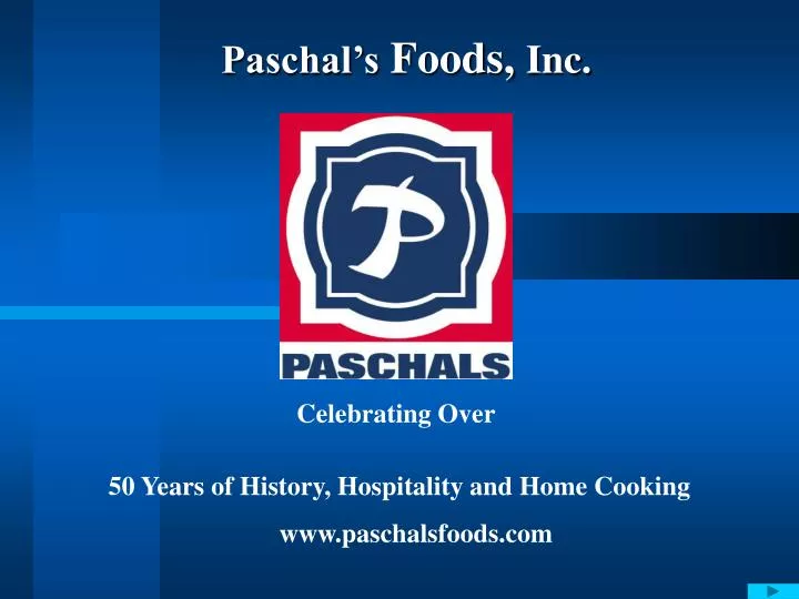 paschal s foods inc