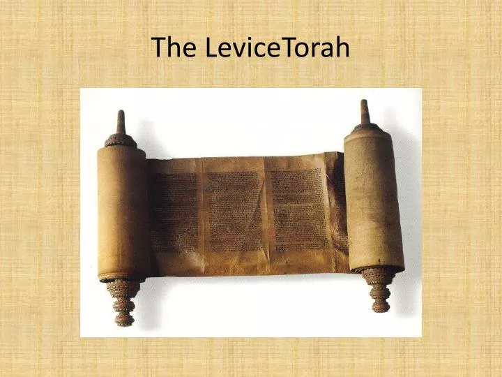 the levicetorah