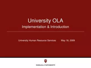 University OLA