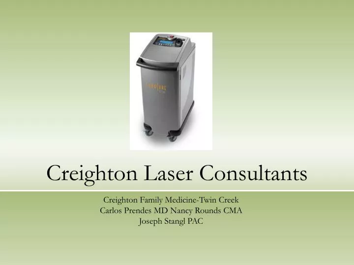 creighton laser consultants