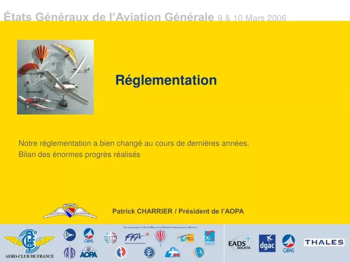 PPT - Réglementation PowerPoint Presentation, Free Download - ID:6522579