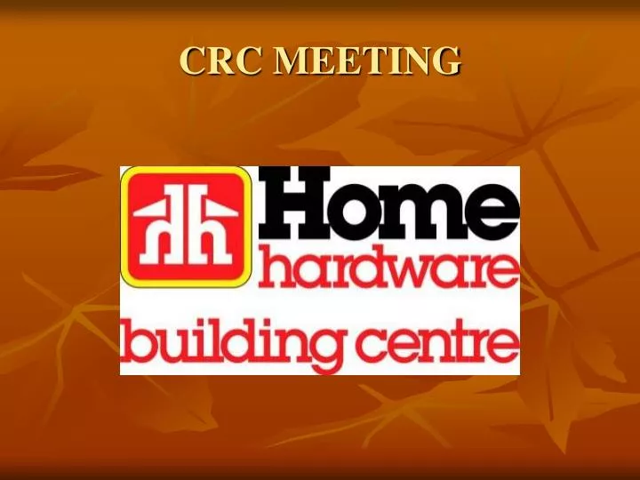 crc meeting
