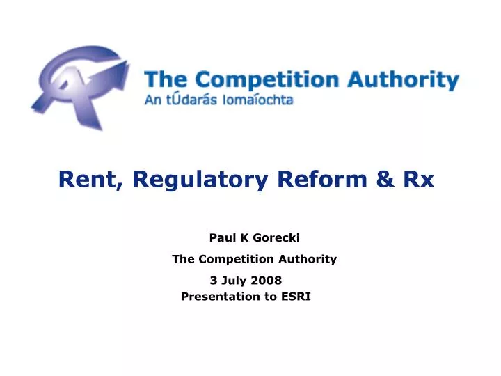 rent regulatory reform rx
