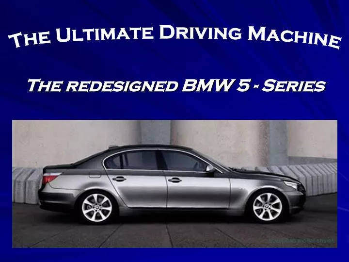 the redesigned bmw 5 series