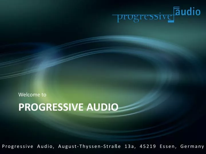 progressive audio