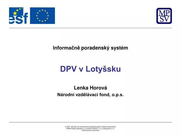 dpv v loty sku