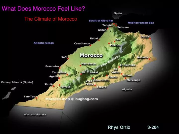 what does morocco feel like